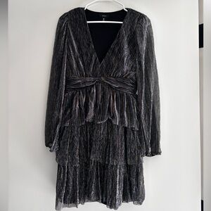 Aqua metallic dress NEW WITH TAGS